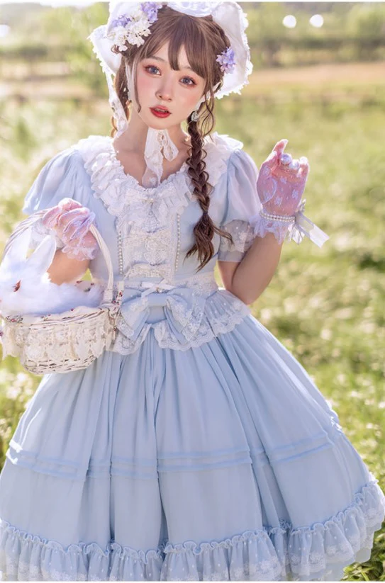 The Dawn Song - Plus Size Lolita Elegant OP Dress - Image 19