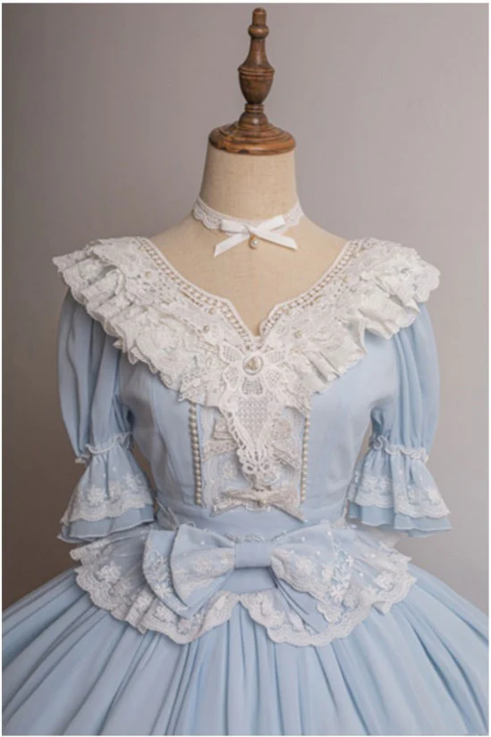 The Dawn Song - Plus Size Lolita Elegant OP Dress - Image 22