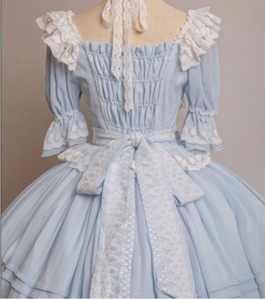 The Dawn Song - Plus Size Lolita Elegant OP Dress - Image 25