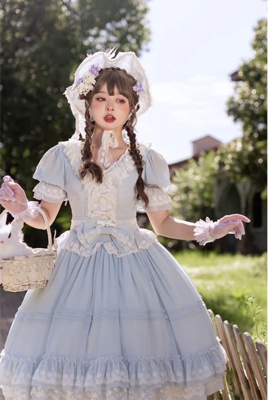 The Dawn Song - Plus Size Lolita Elegant OP Dress - Image 3