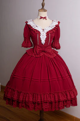 The Dawn Song - Plus Size Lolita Elegant OP Dress - Image 4