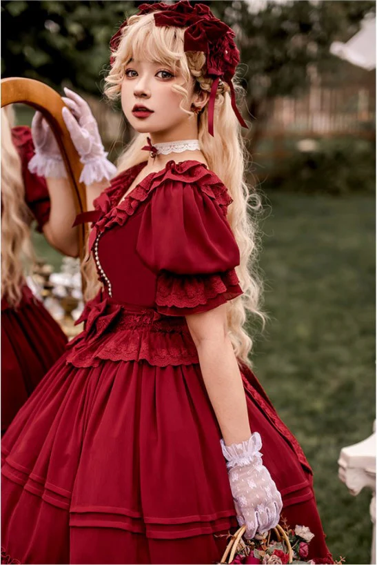 The Dawn Song - Plus Size Lolita Elegant OP Dress - Image 7