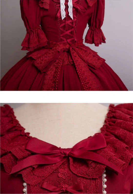 The Dawn Song - Plus Size Lolita Elegant OP Dress - Image 9