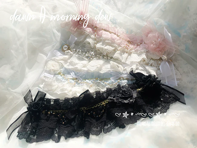 Flower Wedding Lolita Accessories Headdress Set - Image 13