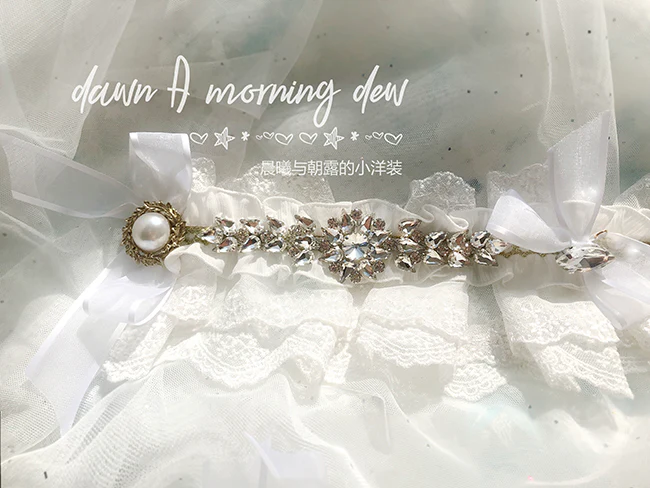 Flower Wedding Lolita Accessories Headdress Set - Image 17