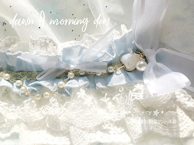 Flower Wedding Lolita Accessories Headdress Set - Image 18