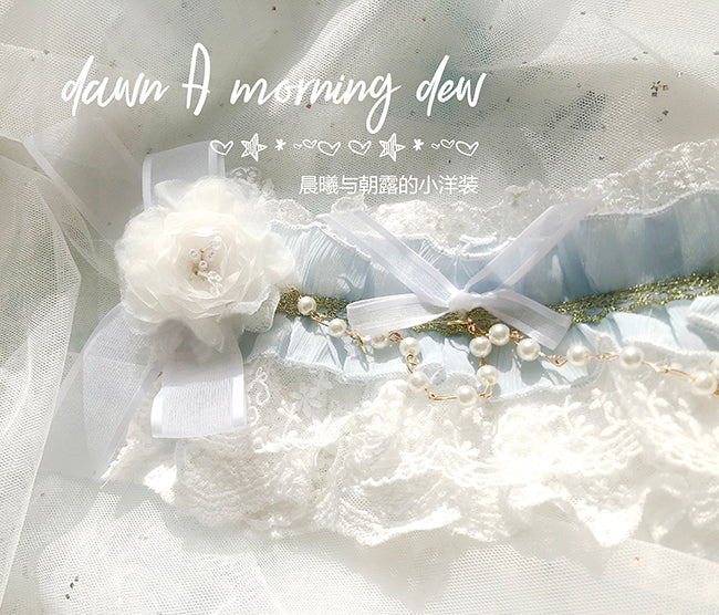 Flower Wedding Lolita Accessories Headdress Set - Image 19