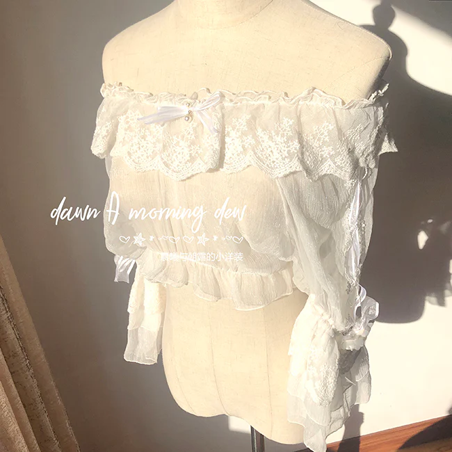 Flower Wedding Lolita Accessories Headdress Set - Image 8