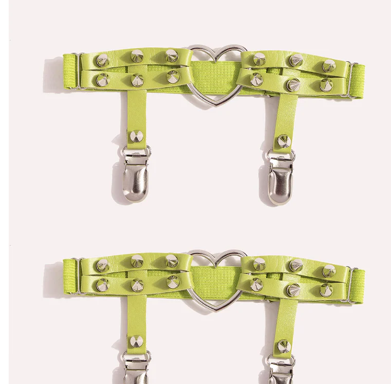 Punk Lolita Garters Stocking Clips Multicolors - Image 10