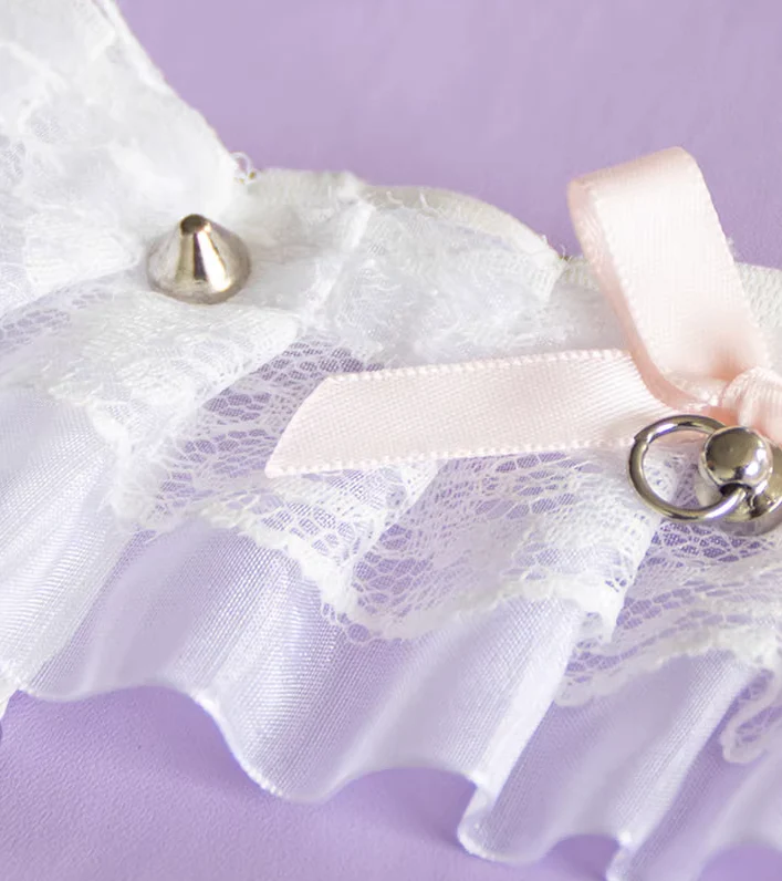 Sweet Lolita Lace Gater Stockings Clips Multicolors - Image 15