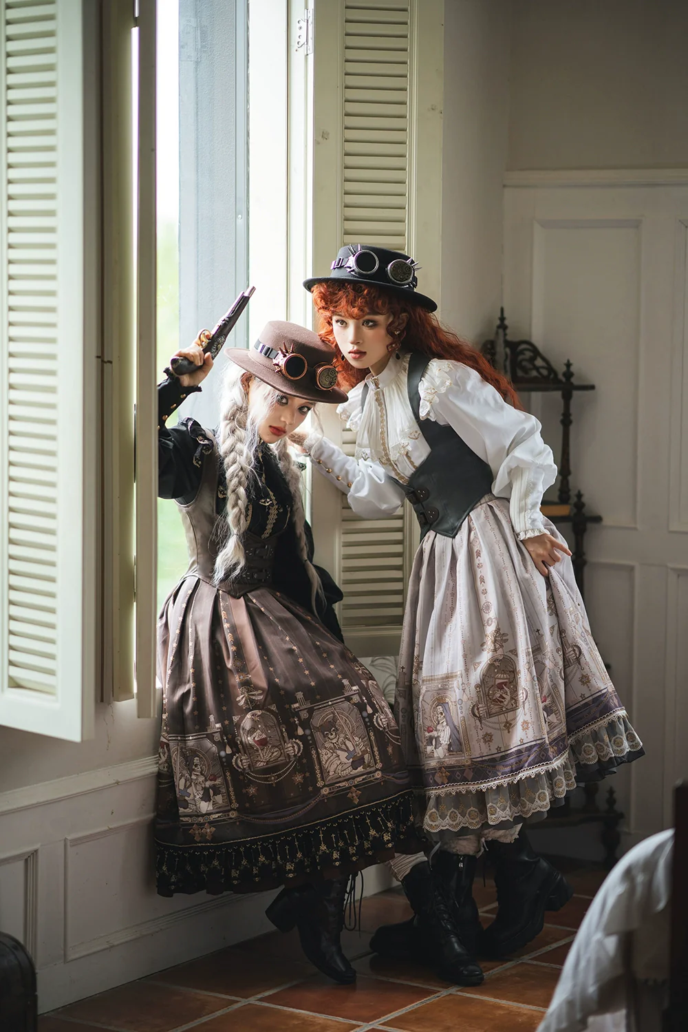 Demon Hunting Notes - Elegant Lolita Blouse Ruffled Collar - Image 11
