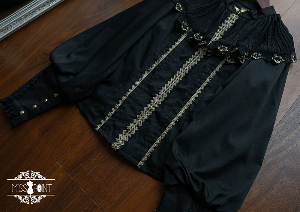 Demon Hunting Notes - Elegant Lolita Blouse Ruffled Collar - Image 25
