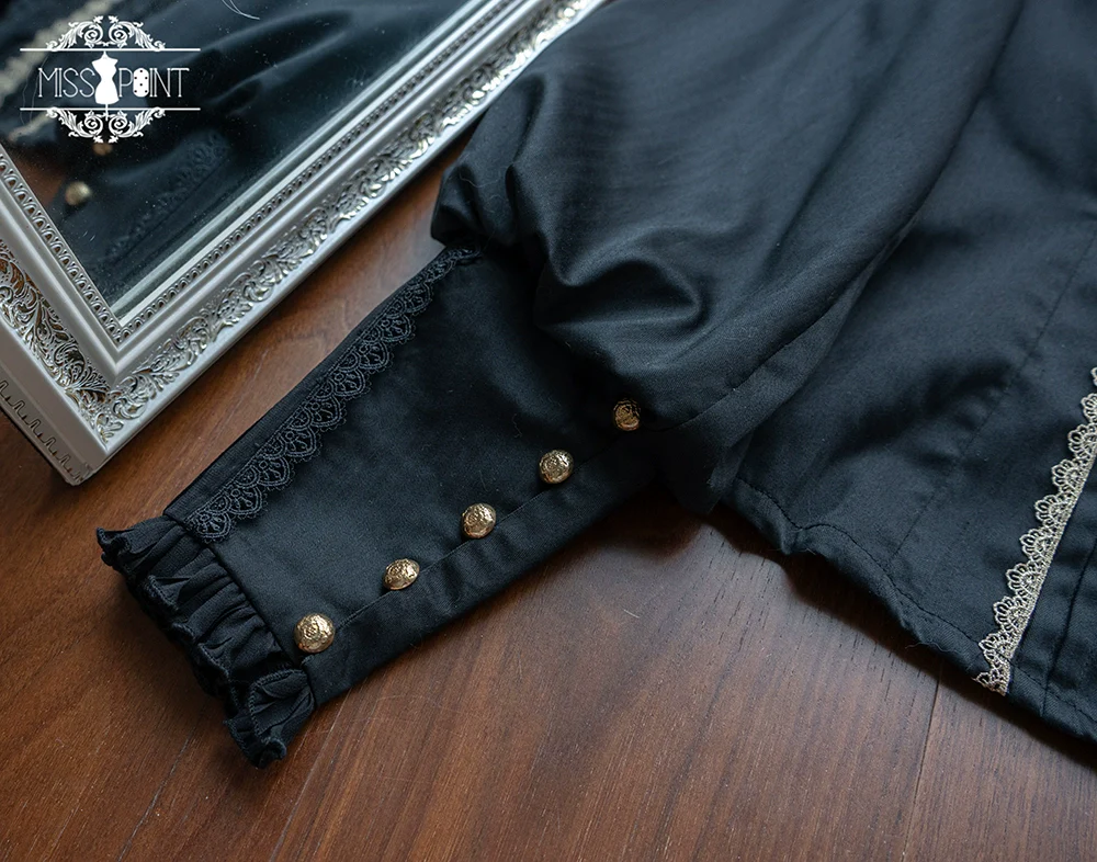Demon Hunting Notes - Elegant Lolita Blouse Ruffled Collar - Image 27
