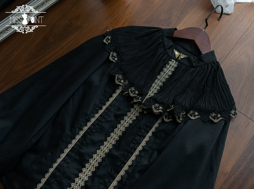 Demon Hunting Notes - Elegant Lolita Blouse Ruffled Collar - Image 29