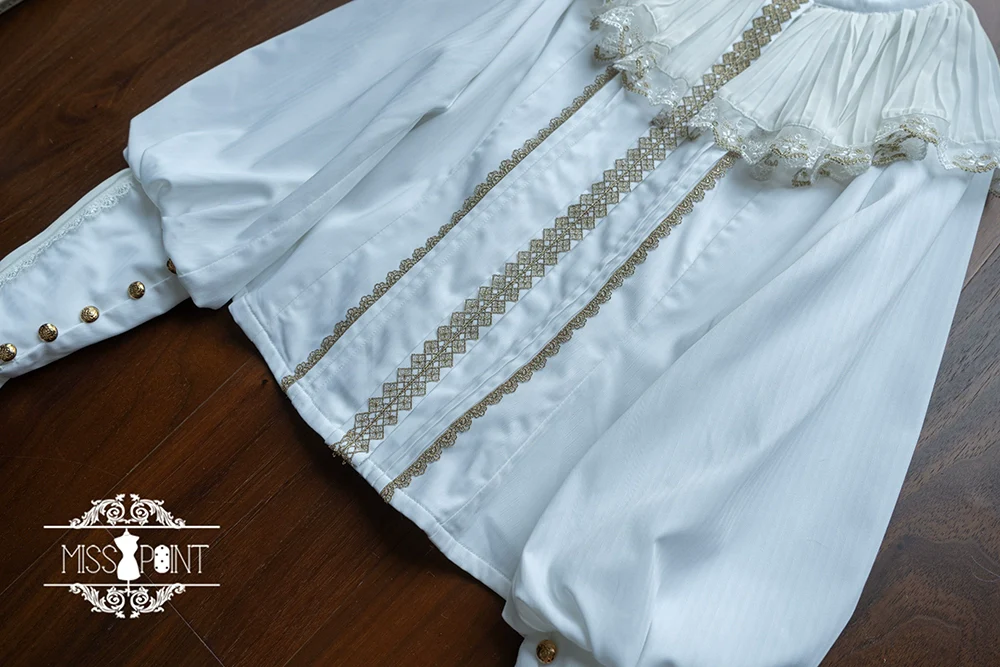 Demon Hunting Notes - Elegant Lolita Blouse Ruffled Collar - Image 32