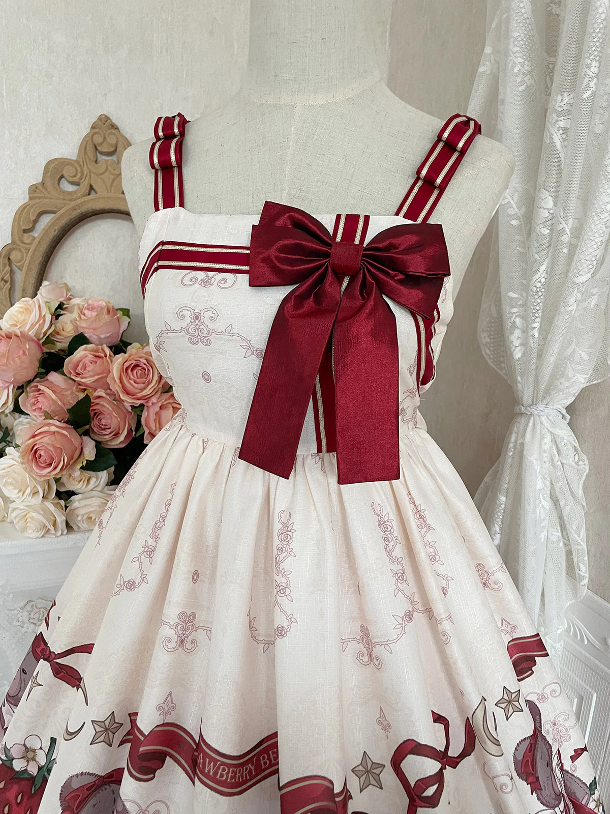 Christmas New Year Winter Lolita JSK Coat Set - Image 19
