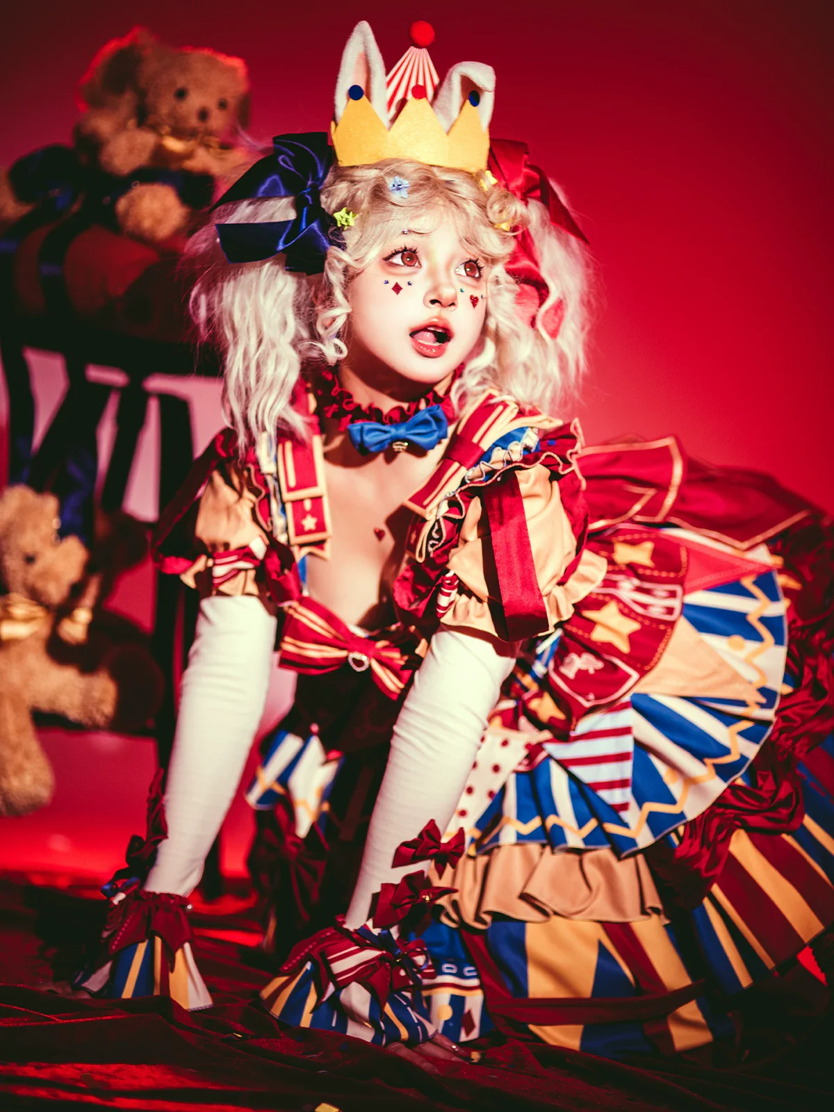 Circus Fairy Tale Opener - Doll-like Lolita Bowknot Hand Sleeve - Image 2
