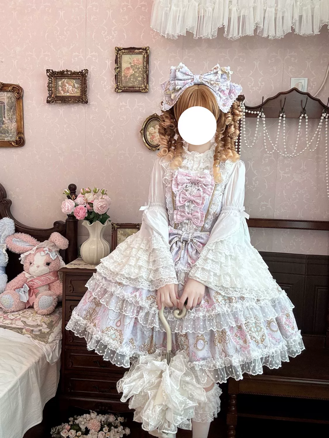 Hanguliang - Candelabra Ode - Doll-like Sweet Lolita JSK Dress, Side Zipper - Image 16