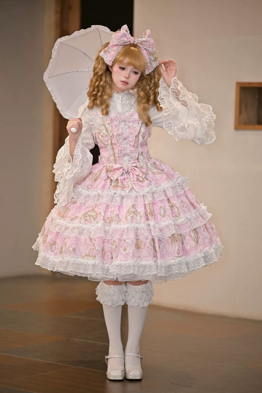 Hanguliang - Candelabra Ode - Doll-like Sweet Lolita JSK Dress, Side Zipper - Image 7