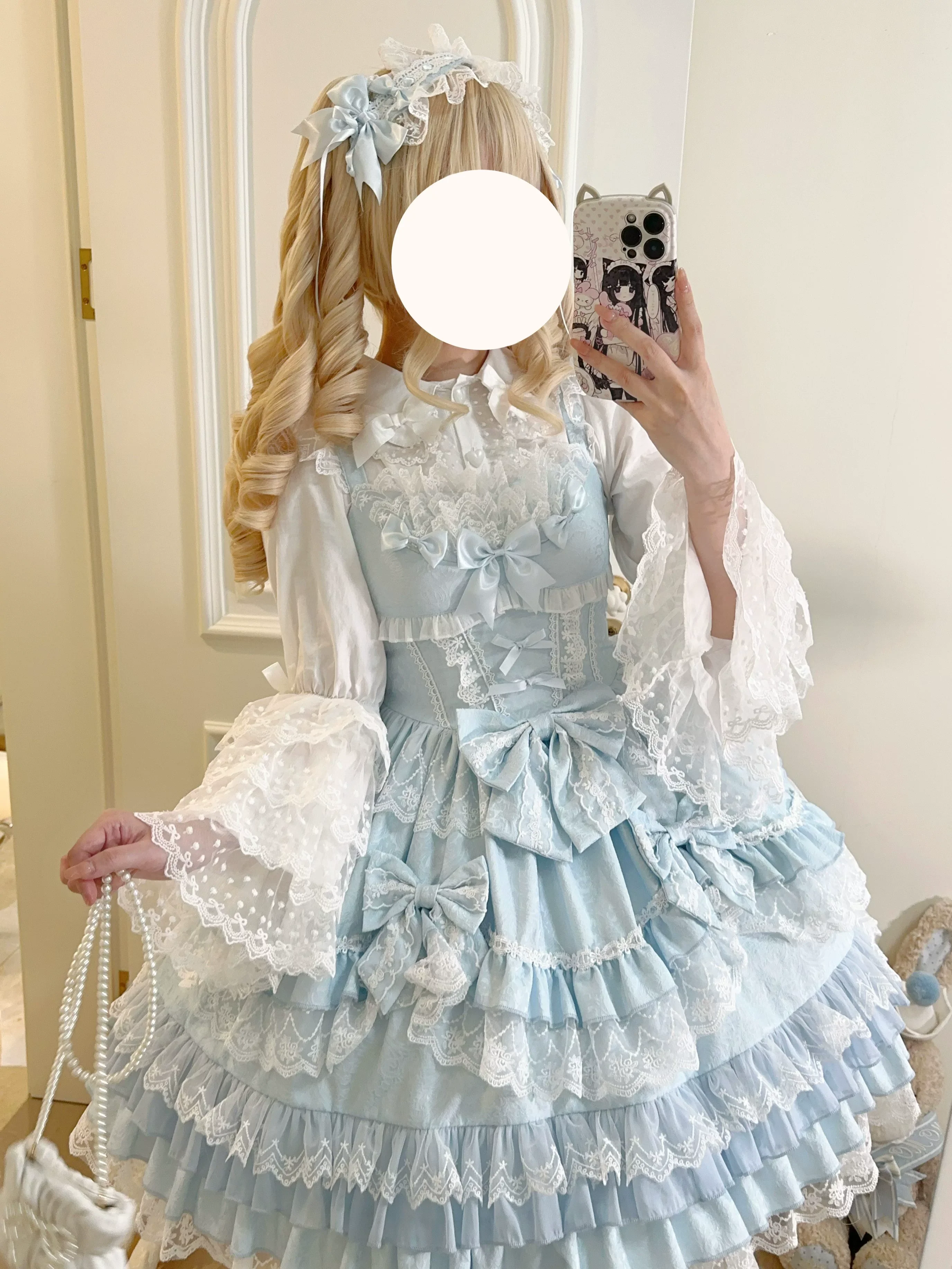 Flower Ode - Doll-like Sweet Lolita Jumper Dress - Image 15