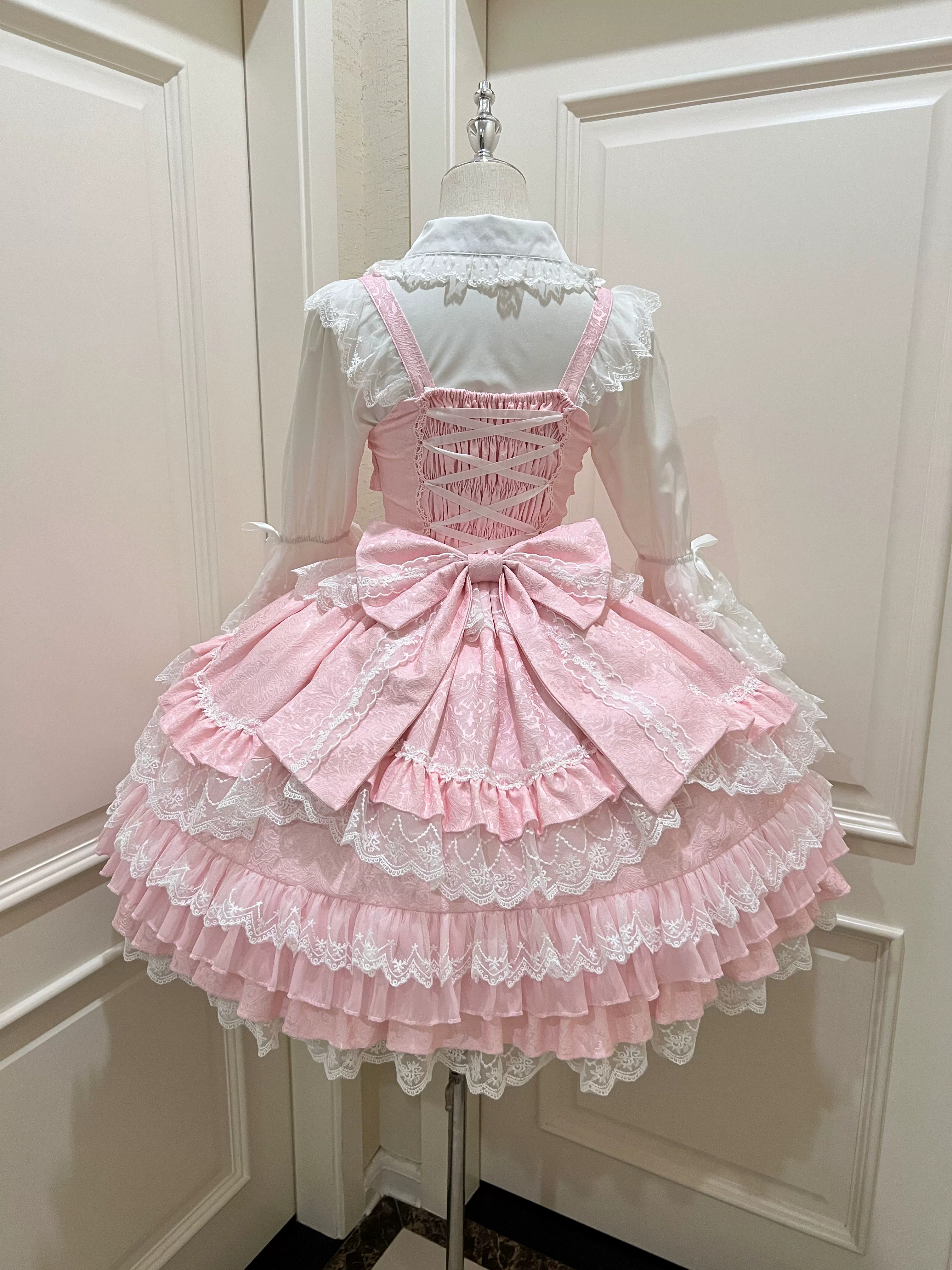 Flower Ode - Doll-like Sweet Lolita Jumper Dress - Image 9