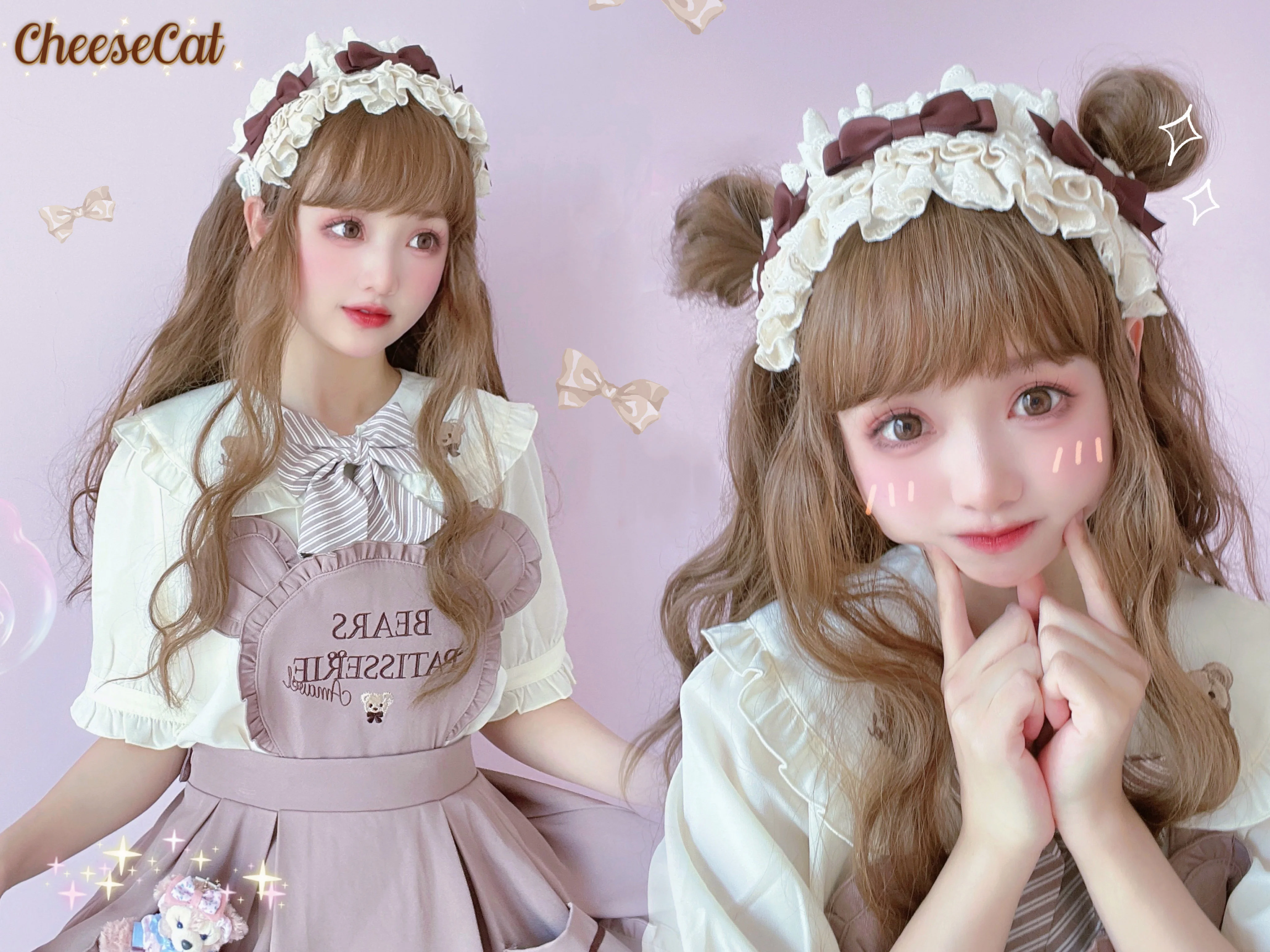 Cheese Cat - Doll Lullaby Tabby Cat Cotton Lolita Headdress - Image 25