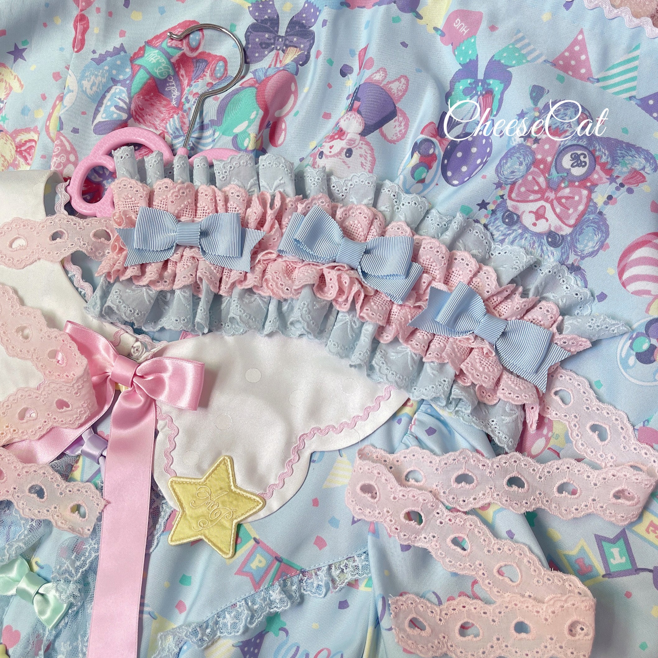 Cheese Cat - Doll Lullaby Tabby Cat Cotton Lolita Headdress - Image 29