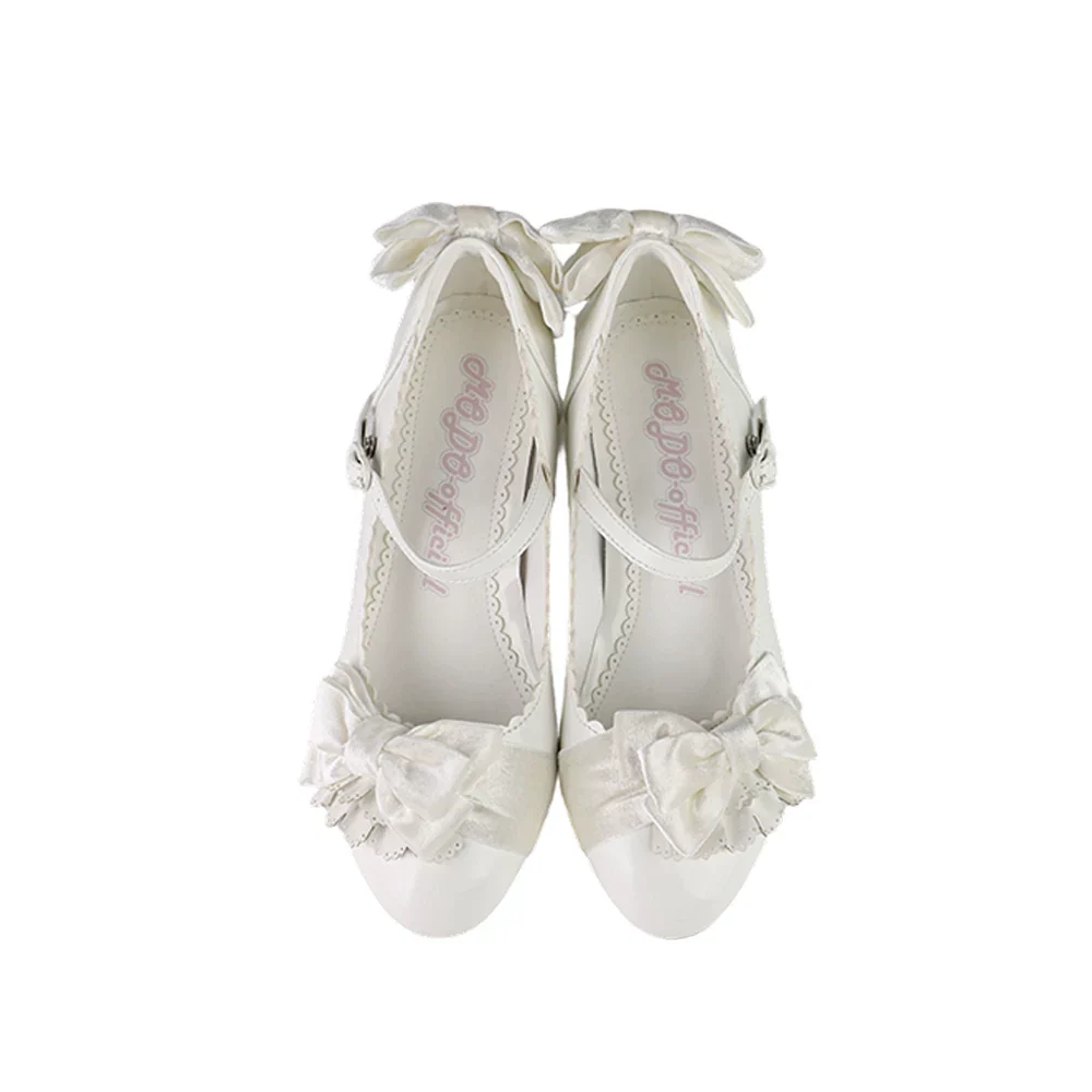 Doll's Ball - Classic Lolita Shoes, Mid Horseshoe Heel - Image 17