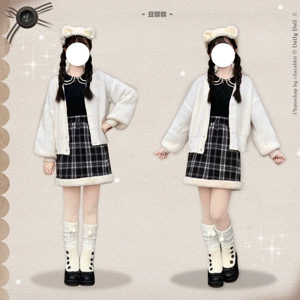 Dolly Doll - Winter Lolita Boots Fur Mary Jane Lolita Low Heel Shoes - Image 64