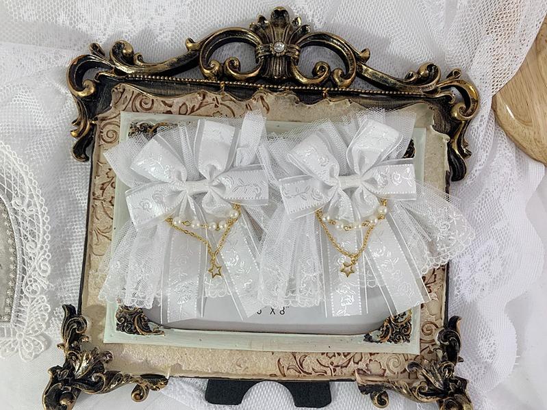 Sweet Jelly Lolita - Double Layer Lace Cuffs Elegant Lolita Gloves - Image 5