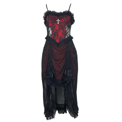 Blood Supply - Drawstring Christmas Gothic Lolita Long Dress - Image 11