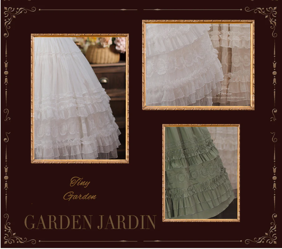 Dream Bouquet - Elegant Sweet Lolita Skirt - Image 5