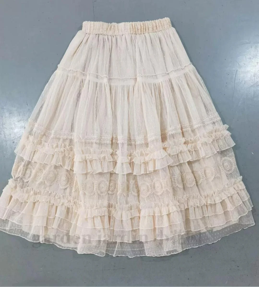 Dream Bouquet - Elegant Sweet Lolita Skirt - Image 7