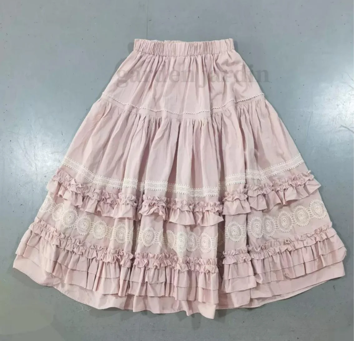 Dream Bouquet - Elegant Sweet Lolita Skirt - Image 8