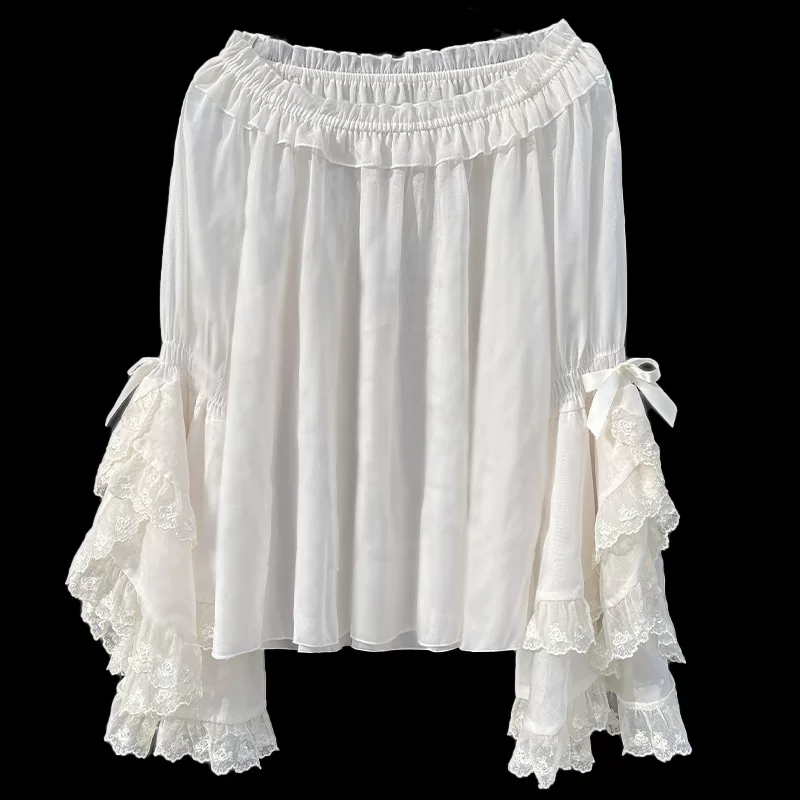 Sweet Mousse - Dreamy Sweet Lolita JSK Dress, Tiered Skirt - Image 9