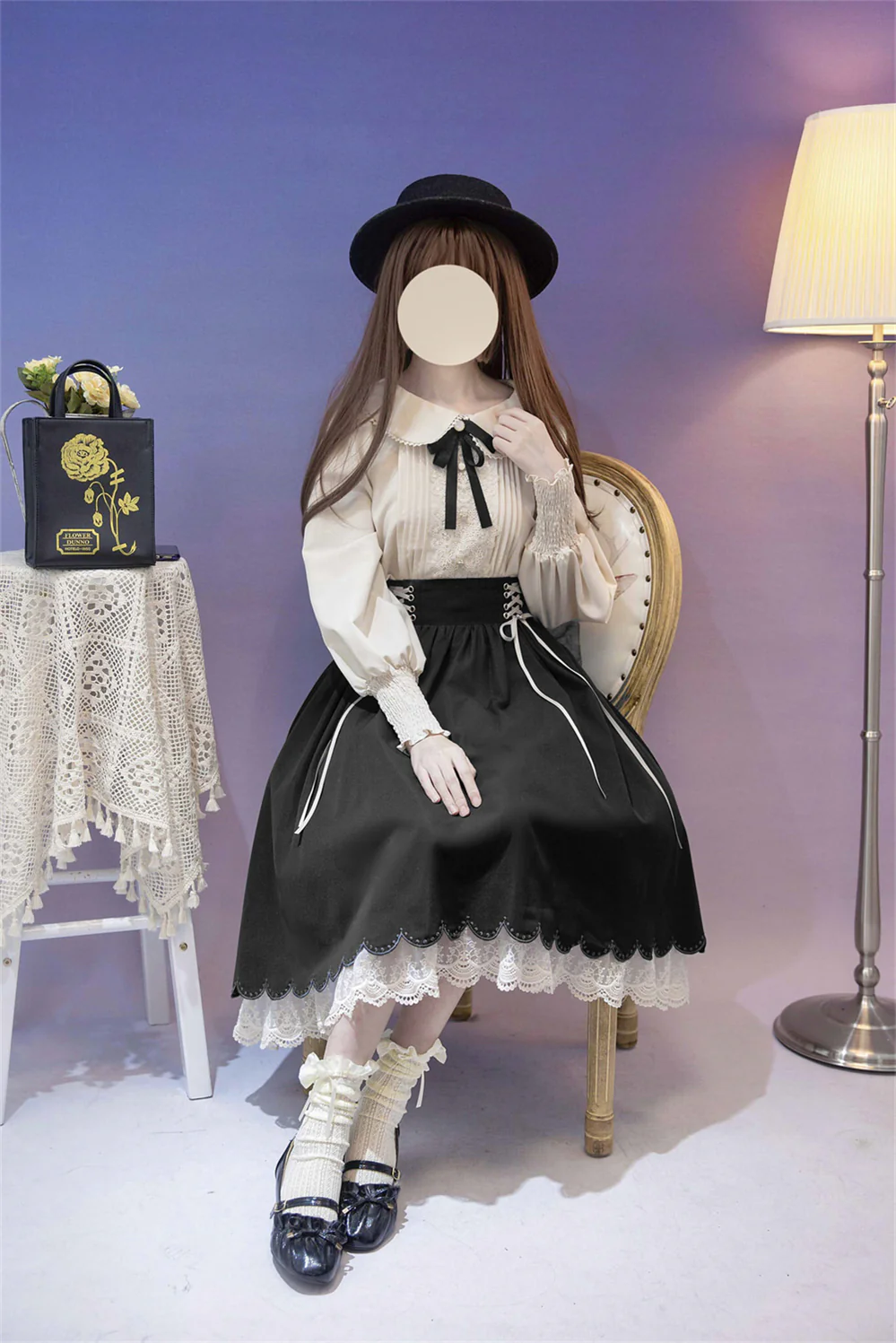 Countess's Autumn Tour - Retro Lolita Embroidery Long SK - Image 22