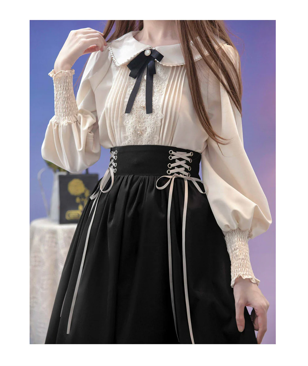 Countess's Autumn Tour - Retro Lolita Embroidery Long SK - Image 24