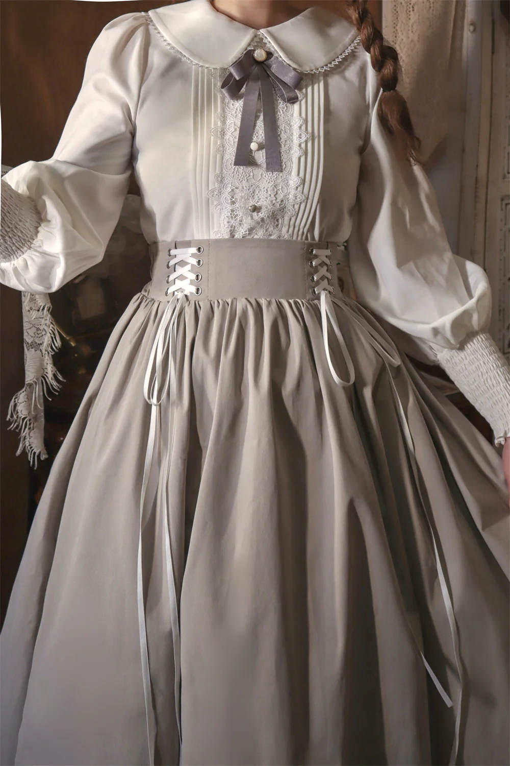 Countess's Autumn Tour - Retro Lolita Embroidery Long SK - Image 28