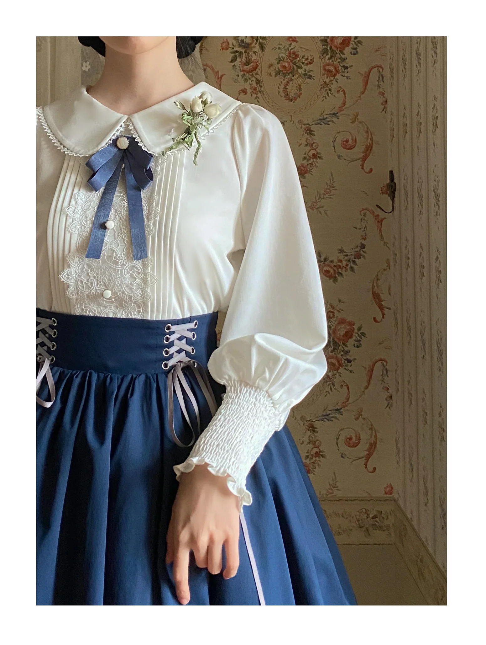 Countess's Autumn Tour - Retro Lolita Embroidery Long SK - Image 8