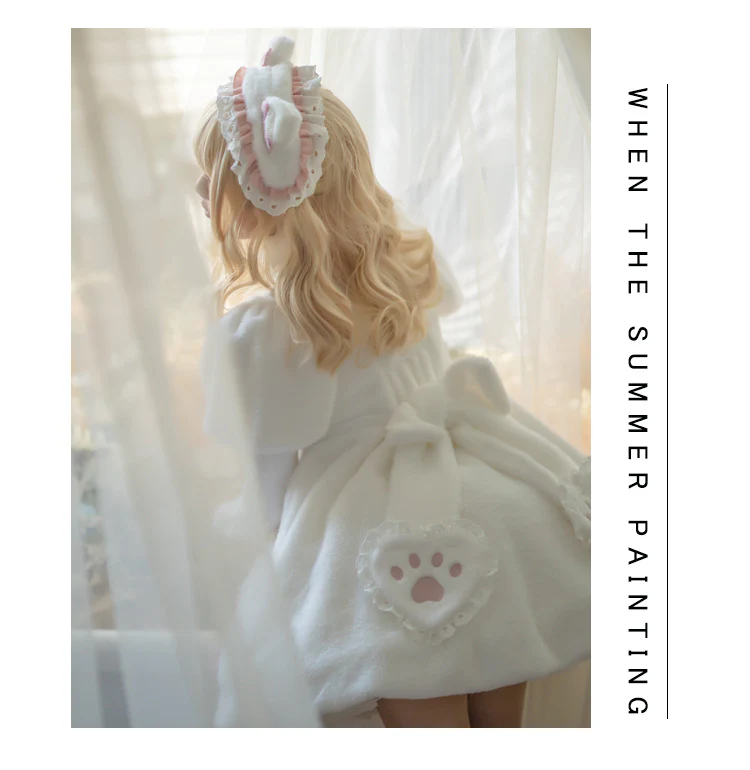Cat Planet - Kawaii Lolita Winter Thicken OP - Image 11