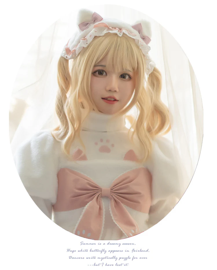 Cat Planet - Kawaii Lolita Winter Thicken OP - Image 13