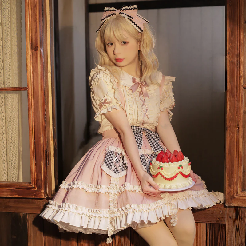 Kawaii Lolita Summer SK and Blouse - Image 4