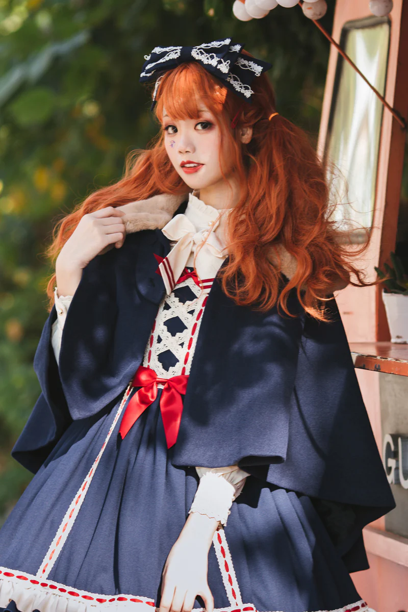 Miss Betty - Lolita Autumn and Winter Wool Cape - Image 6