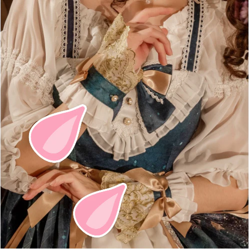 Sweet Japanese Style Lolita Cuffs - Image 4