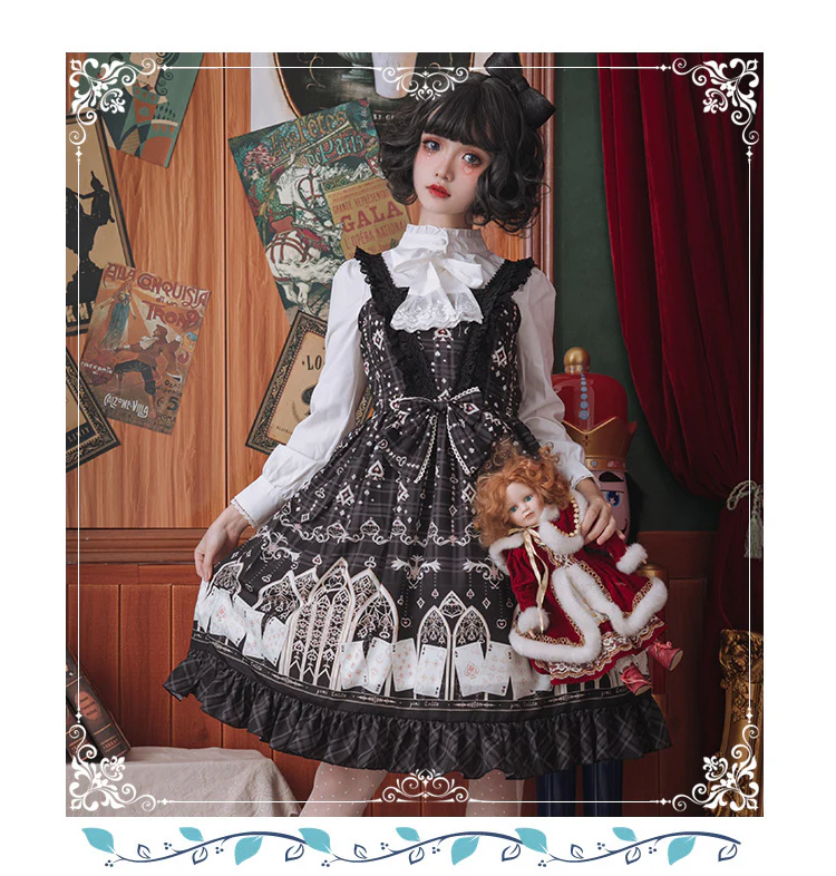 Elegant Autumn Winter Lolita Velvet Blouse - Image 5