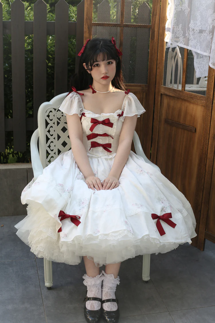 Elegant Floral Sweet Lolita OP Corset Accessory - Image 10