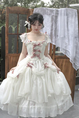 Elegant Floral Sweet Lolita OP Corset Accessory - Image 23