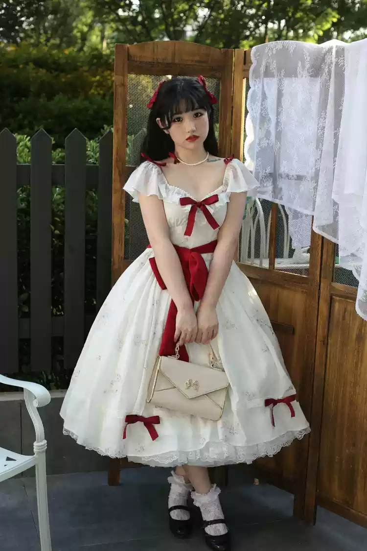 Elegant Floral Sweet Lolita OP Corset Accessory - Image 34