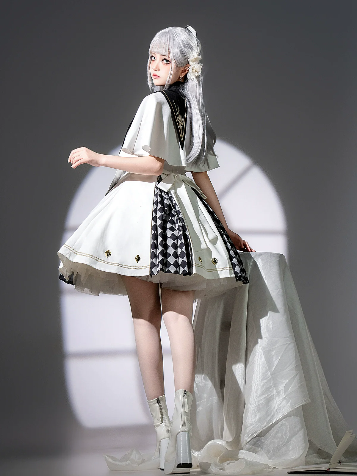 Eye of Truth - Elegant Gothic Lolita Dress Suit With Embroidery - Image 9