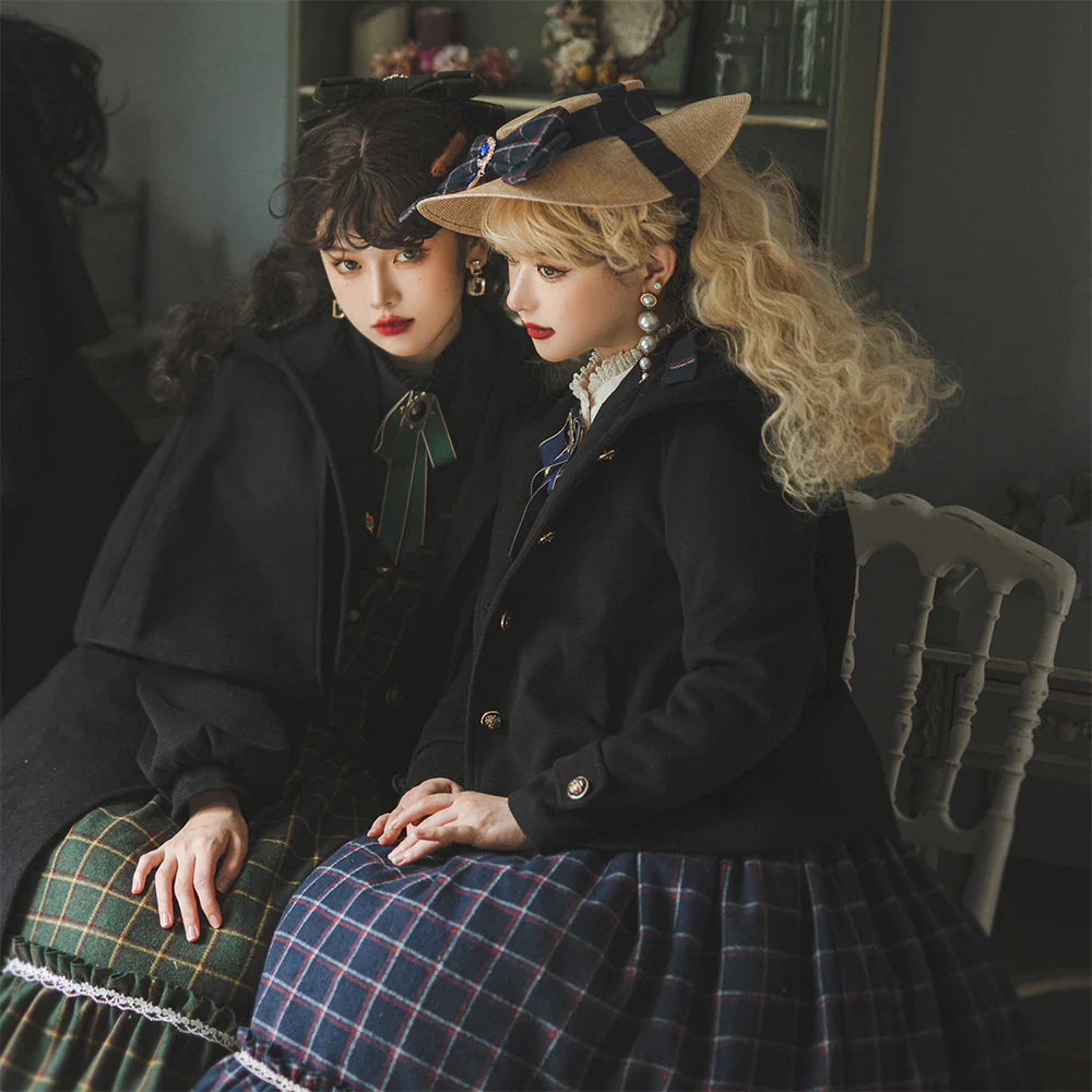 Miss point - Rose Silhouette - Elegant Handmade Lolita Flat Hat - Image 11